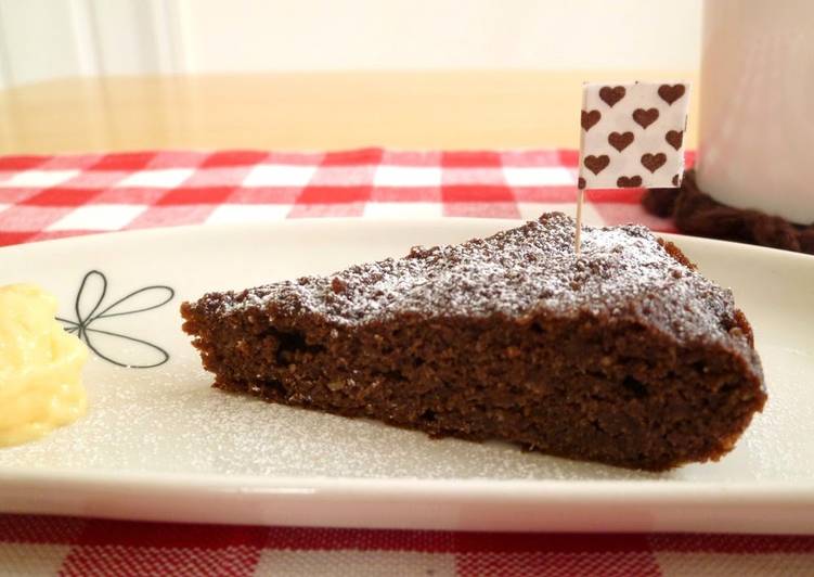Simple Way to Prepare Any-night-of-the-week Chocolate Okara Cake 5 Minute Prep before Cooking in a Rice Cooker!