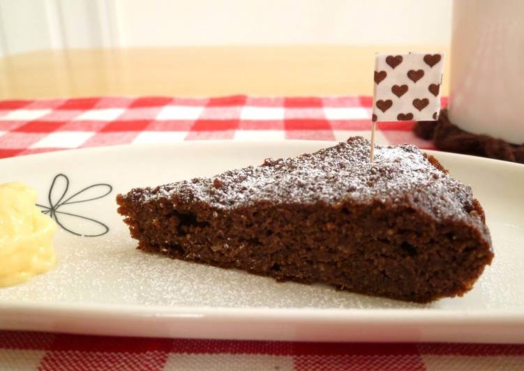 Chocolate Okara Cake 5 Minute Prep before Cooking in a Rice Cooker!