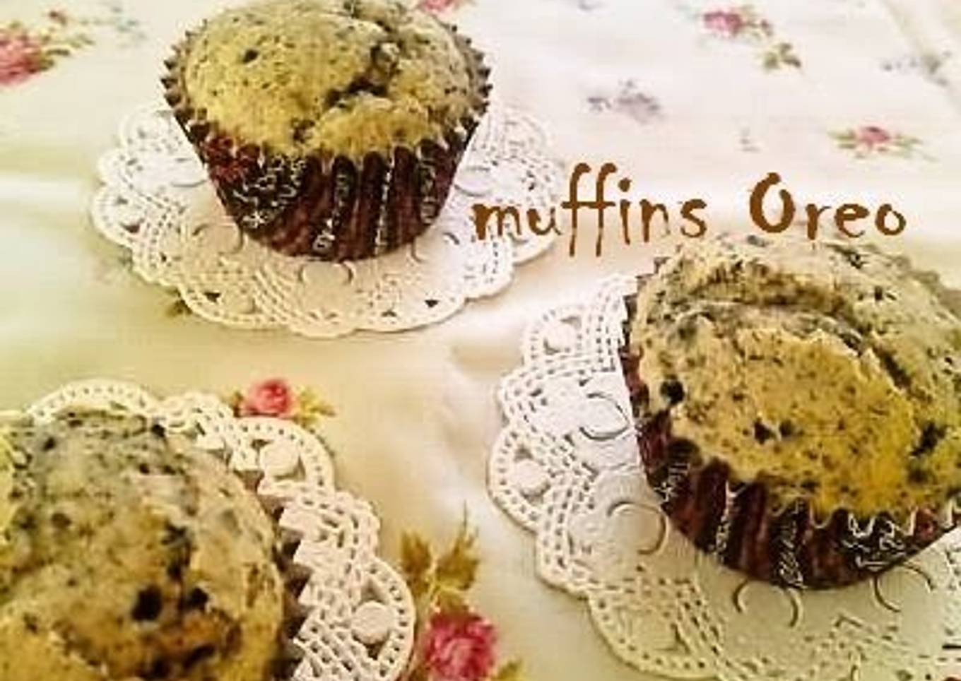 Light and Fluffy Oreo Muffins