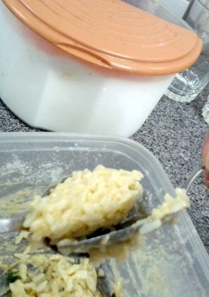 A picture of Grandma's little rice cake.