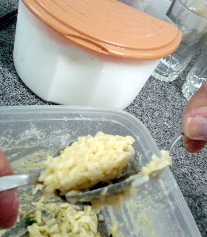 A picture of Grandma's little rice cake.