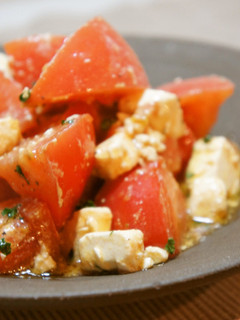 A picture of Indescribably Delicious Tomato Salad.