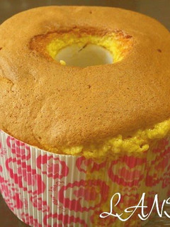 A picture of Passionfruit Orange Chiffon Cake.