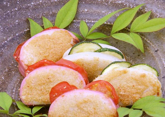 Beer Snacks for Father's Day: Toasted Kamaboko Fish Cakes with Spicy Mentaiko