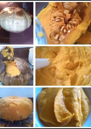 A picture of Vicky's Delicious pumpkin soup.