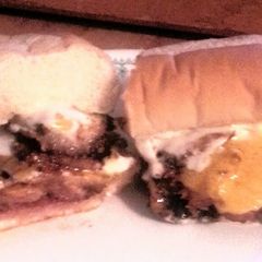 A picture of Tinklee's Hot Ham and Cheese Sandwiches.