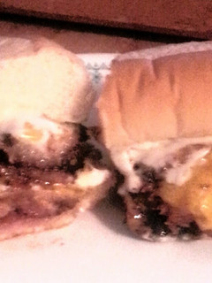 A picture of Tinklee's Hot Ham and Cheese Sandwiches.