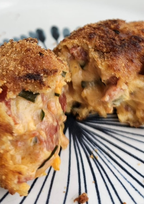 Una foto de Croquetas de chorizo y batata
