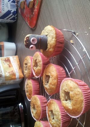 A picture of Banana Cupcakes.