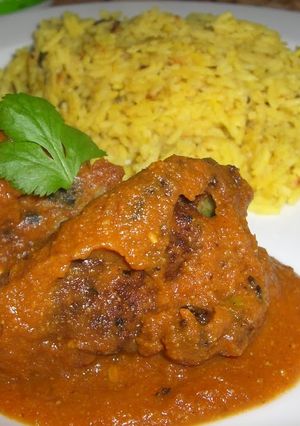 A picture of Authentic Indian Kofta Croquet Curry.