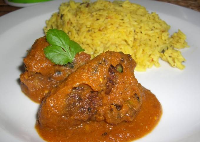 Authentic Indian Kofta Croquet Curry