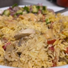 A picture of Uzbek plov.