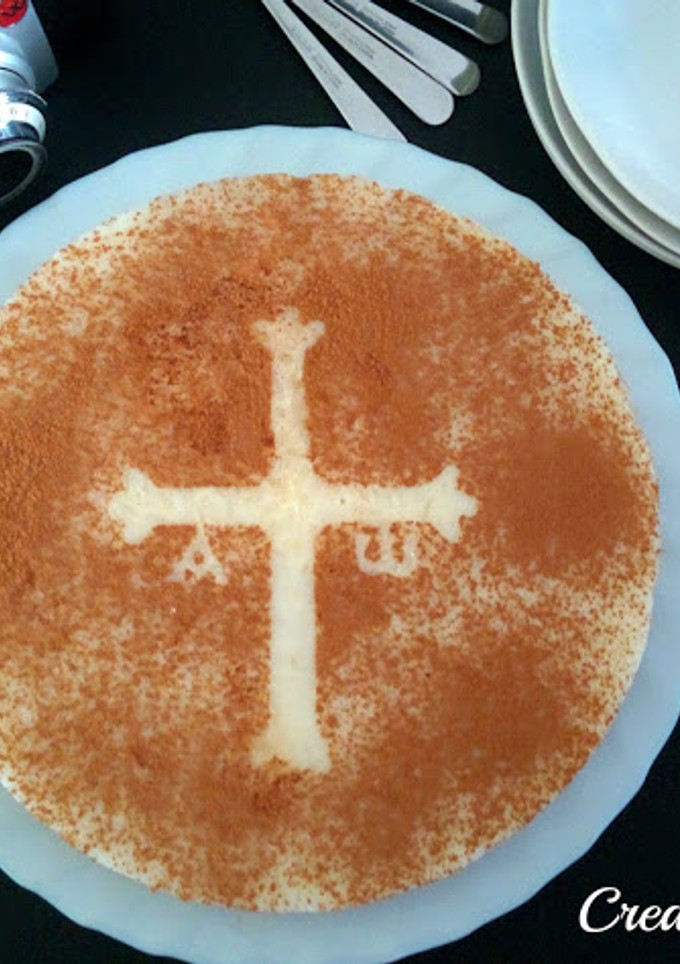 Una foto de Tarta de arroz con leche asturiano