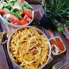 معكرونه بالتونه 😋😋-レシピのメイン写真