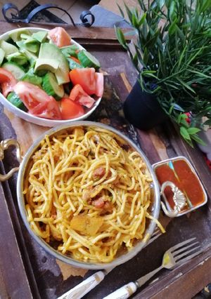 صورة لوصفة معكرونه بالتونه 😋😋