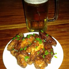 A picture of Asian Fusion Chicken Wings.