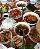 Mâm cơm chay cúng rằm tháng 10