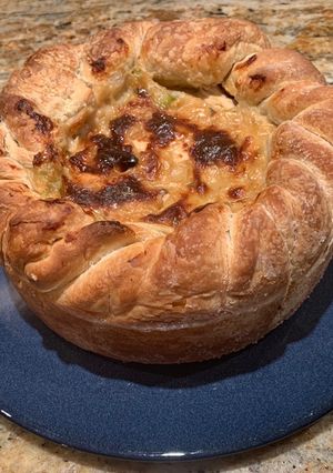 A picture of Chicken pot pie.