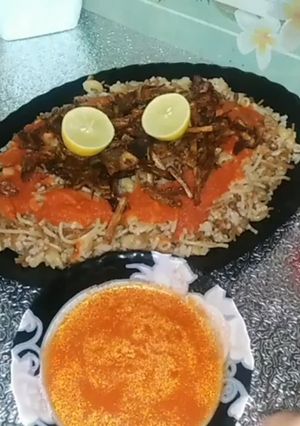 صورة لوصفة كشري الحله الواحده
