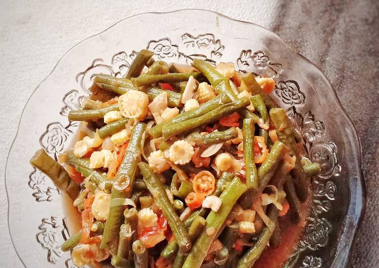 Tumis Kacang Jagung Muda