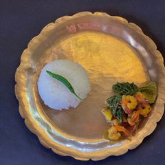 A picture of Chingri Shukto.