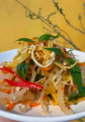 Hình của món Gỏi Rong Sụn.