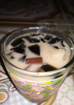 Foto resep Es susu coklat nutrijel cincau #BikinRamadhanBerkesan #4