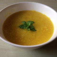 A picture of Pumpkin soup.
