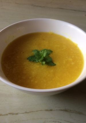 A picture of Pumpkin soup.