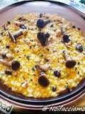 Risotto con Crema di Zucca, Chiodini e Nocciole Tostate