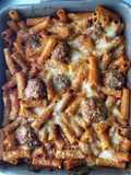 Baked Pasta with Meatballs