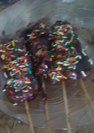 Foto resep Pemula es pisang coklat