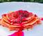 Hình ảnh Bánh Rán (Pancake) Thanh Long Đỏ Cho Bé Ăn Xế