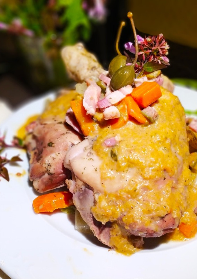 Una foto de Pollo al Estilo Mediterráneo en Olla Programable