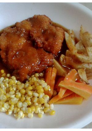 Foto resep Chiken Steak 🍴 Ala rumahan/ Bahan seadanya/ Simple bgt 😍😋