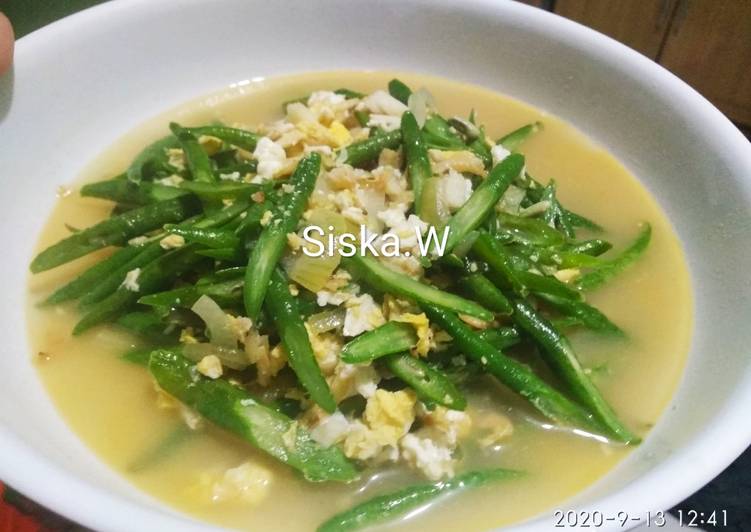 Resep Tumis Kacang Panjang Telur, Sempurna