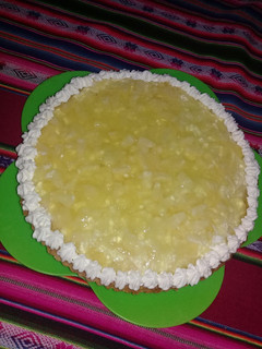 Una foto de Tarta de ananá!♡ súper rica y fácil de hacer!!
