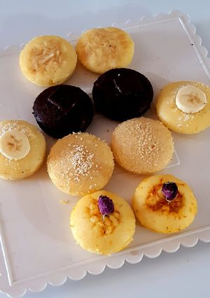 عکسی از دستور کیک فنجونی با طعم مختلف😍🤩😋