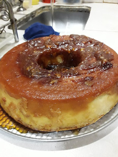 Una foto de Budín de pan casero