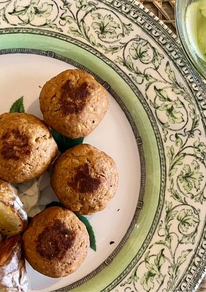 Sütőben sütött fasírt maradék sült csirkéből recept fotója