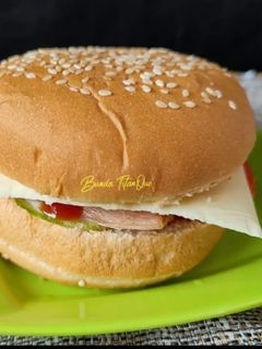 Foto resep Burger Simple Ekonomis