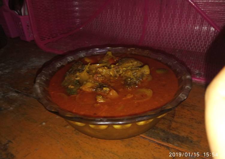 Resep Tongkol kuah balado seger yang enak Untuk Jualan