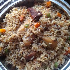 A picture of Cinnamon rice.