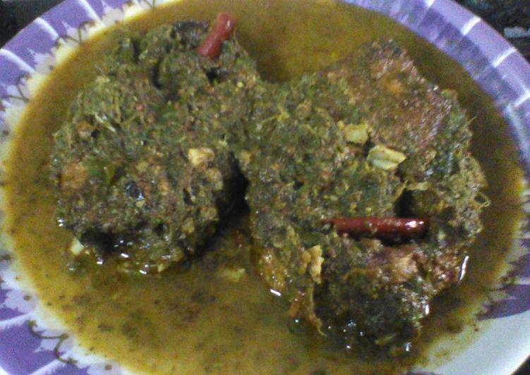 Coriander  lemon  fish curry