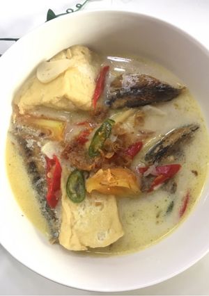 Foto resep Pindang tahu kuah santan segar