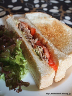 A picture of Avocado and Pork Sandwich.