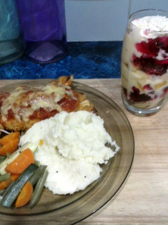 A picture of Chicken Parmigiana.