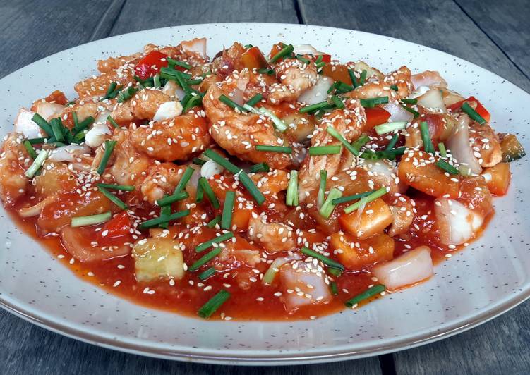 Steps to Prepare Award-winning Kanya&#39;s Sweet and Sour Chicken