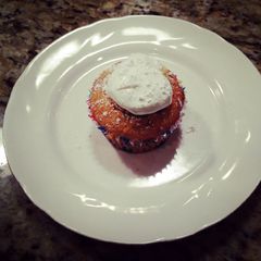 A picture of Marshmallow-Filled Banana Cupcakes.