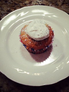 A picture of Marshmallow-Filled Banana Cupcakes.